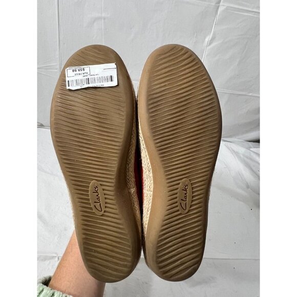 Collection by Clarks Danelly Sky Loafers, Women's Size  8 M, Red new $85 - Picture 8 of 11